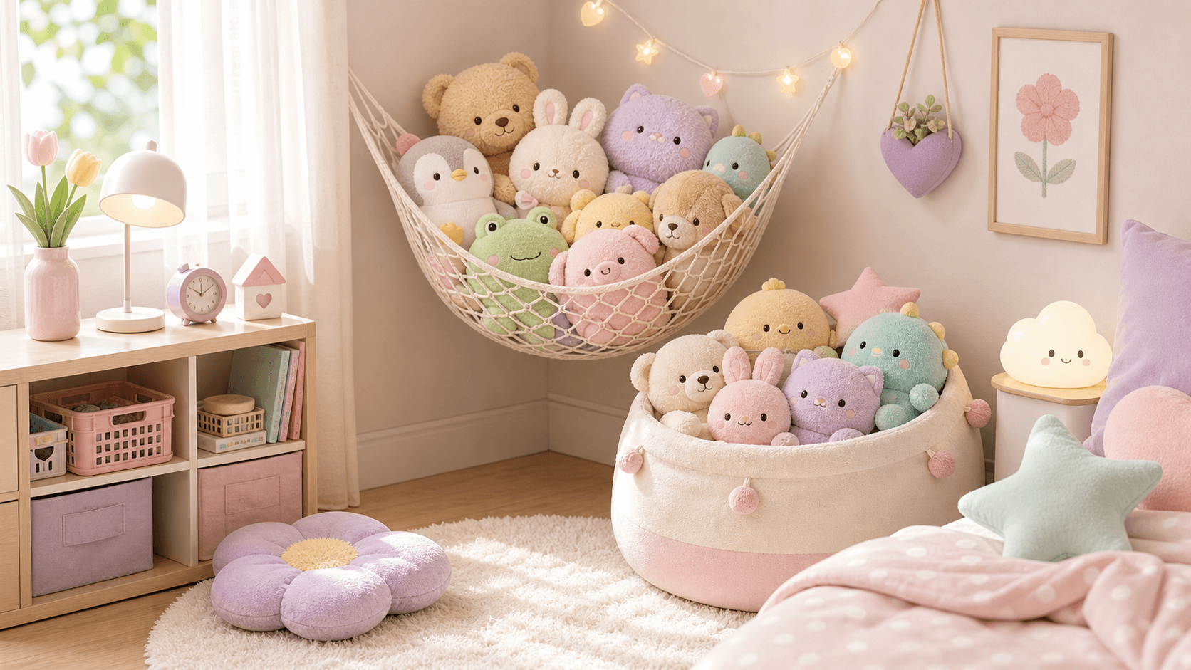 How to Keep Plushies in a Room Without Losing the Cozy Kawaii Feeling