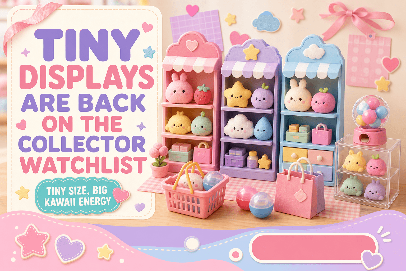 Mini Sanrio Shop Goods Put Tiny Displays Back on the Collector Watchlist