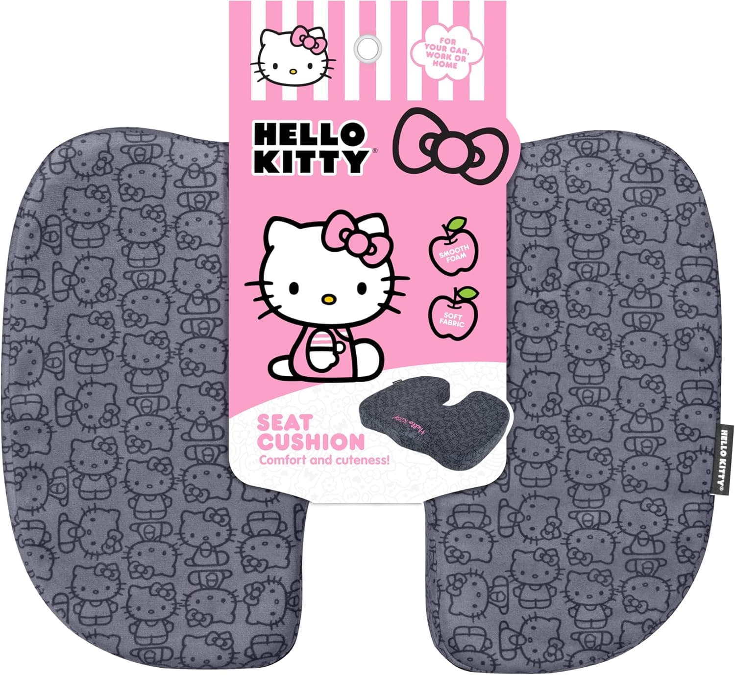 Carbella Hello Kitty Memory Foam Seat Cushion