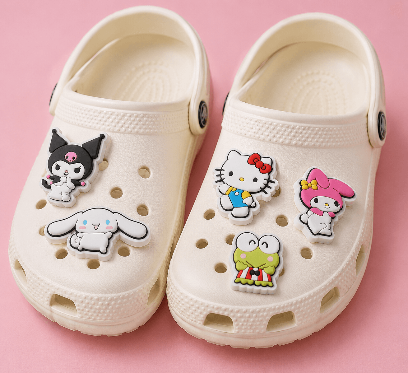 Crocs Hello Kitty and Friends Sanrio Collection 5-Pack Jibbitz Charms