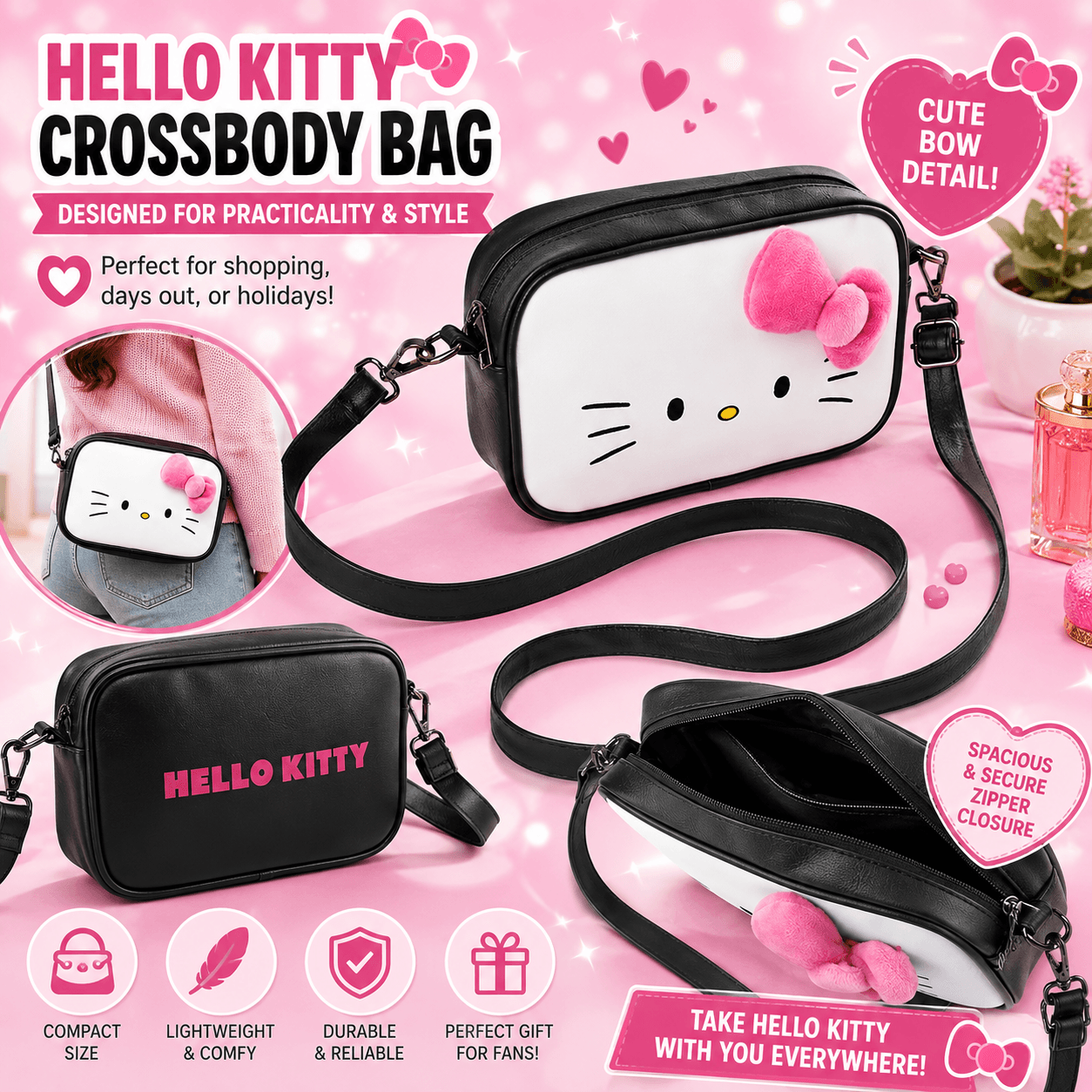 Hello Kitty Handbag Shoulder Bag