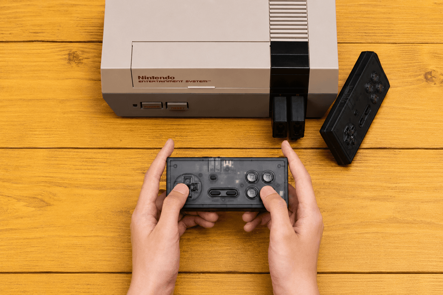 8BitDo Wireless Gamepad for Original NES - Transparent Black