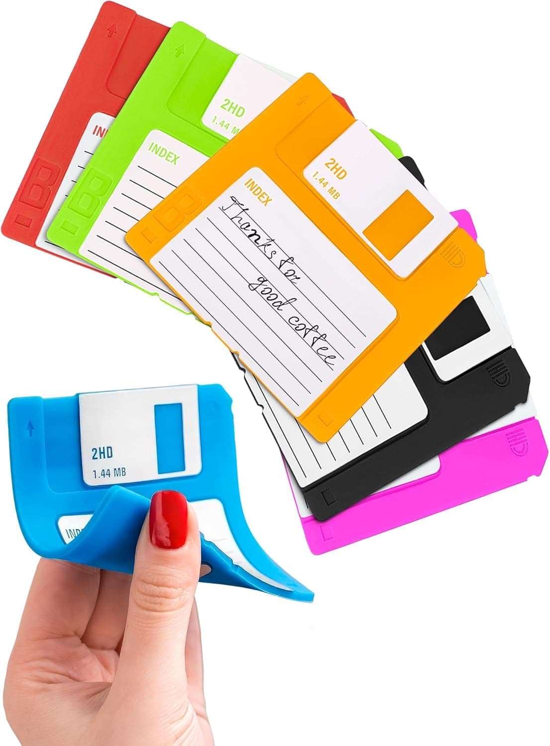 6 Pcs Floppy Disk Coaster Set