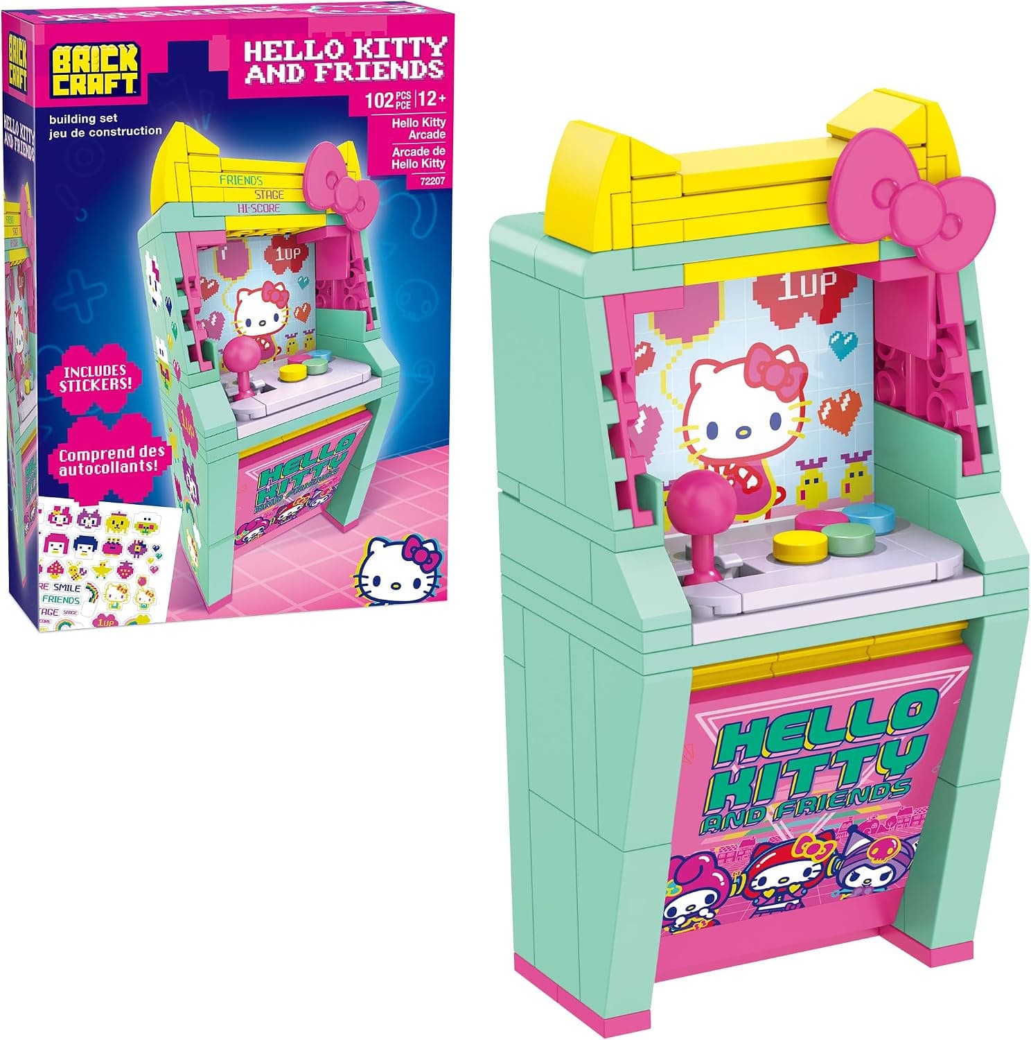 Brickcraft Hello Kitty and Friends Arcade Building Set