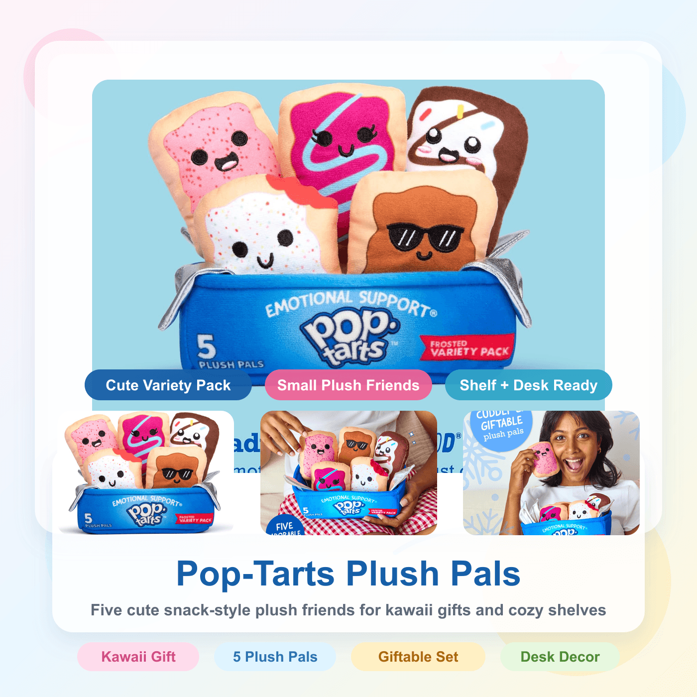 Emotional Support Pop-Tarts Plush Pals