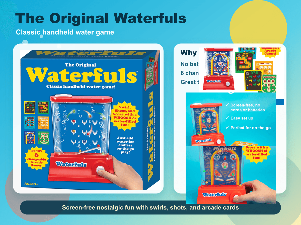 The Original Waterfuls Classic Handheld Water Game